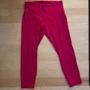 Lululemon 7/8 Length Pink Leggings